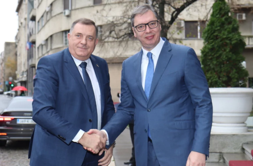 Dodik nakon sastanka sa Vučićem: Može za početak dvije srpske države – Srbija i Republika Srpska