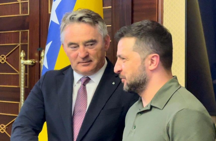 Komšić i Bećirović u Kijevu: Pozvali smo Zelenskog da posjeti BiH