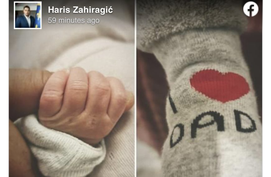 Haris Zahiragić postao otac: Hvala Onome koji daje sve