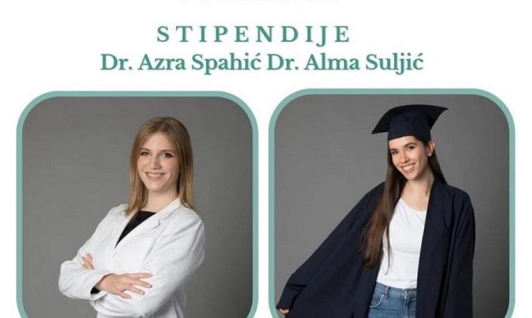 Poziv studentima medicine za prijavu na konkurs za stipendije ‘Dr. Azra Spahić’ i ‘Dr. Alma Suljić’