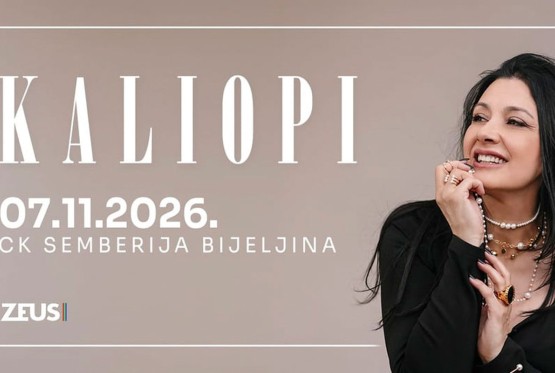 Kaliopi 7. novembra nastupa u Bijeljini