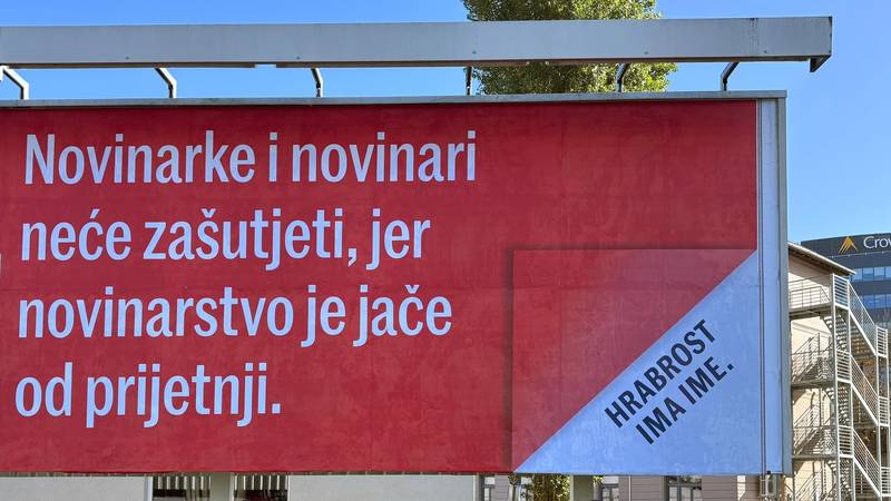 HND i SNH plakatima u Zagrebu upozorili na važnost novinara i novinarstva