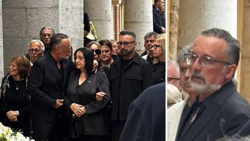Stotine ljudi u Rovinju ispratile Mirka Cetinskog, Tony i Matteo u suzama uz majku Vinku